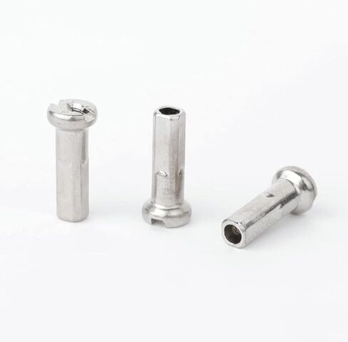 50pcs Metal Mountain Bike Wheel Spoke Nipple Replacement for 12G 13G 14G Spoke Road Mountain Bicycles Part Accessories in Saudi Arabia