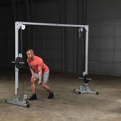 Body-Solid Best Fitness Functional Trainer Cable Machine, Full Body Workout Weight Stacks, Chest and Shoulder Exercise Home Gym LAT Pulldown Machines with 190lb Weights Stack, Midnight Black in Saudi Arabia