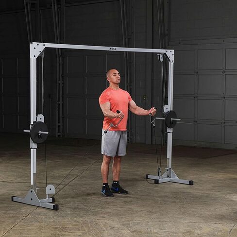 Body-Solid Best Fitness Functional Trainer Cable Machine, Full Body Workout Weight Stacks, Chest and Shoulder Exercise Home Gym LAT Pulldown Machines with 190lb Weights Stack, Midnight Black in Saudi Arabia