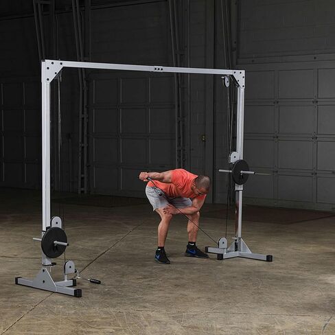 Body-Solid Best Fitness Functional Trainer Cable Machine, Full Body Workout Weight Stacks, Chest and Shoulder Exercise Home Gym LAT Pulldown Machines with 190lb Weights Stack, Midnight Black in Saudi Arabia