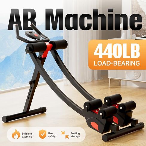 جهاز تمارين البطن، جهاز تدريب AB، معدات تمرين لتدريب القوة في صالة الألعاب الرياضية المنزلية، معدات تمارين البطن، جهاز AB لتمرين المعدة، مدرب البطن القابل للطي للرجال والنساء in Kuwait
