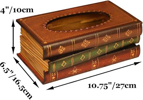 موزع مناديل خشبي أنيق من Tosnail / حامل مناديل مبتكر، 10.75 × 6.5 × 4 بوصة in Saudi Arabia