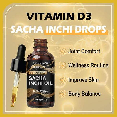 Athera Organic Sacha Inchi, Athera sacha inchi Oil drops, Hydrates The Joints for Menopausal Joint Dryness, Rich in Vitamin D3 (1) in Saudi Arabia