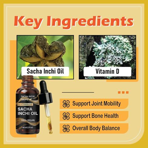 Athera Organic Sacha Inchi, Athera sacha inchi Oil drops, Hydrates The Joints for Menopausal Joint Dryness, Rich in Vitamin D3 (1) in Saudi Arabia