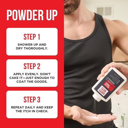 HAPPY NUTS Jock Itch OTC Antifungal Treatment Powder - 2% Miconazole Nitrate - FSA Eligible HSA - Clinically Proven Cures Most Jock Itch, Athletes Foot, Ringworm and More - Relieves Itching & Burning in Kuwait