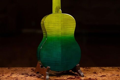 Ortega Guitars, 4-String Prism Series Slotted Headstock Tenor Ukulele w/Bag, Right, ivy fade, One Size (RUPR in Kuwait