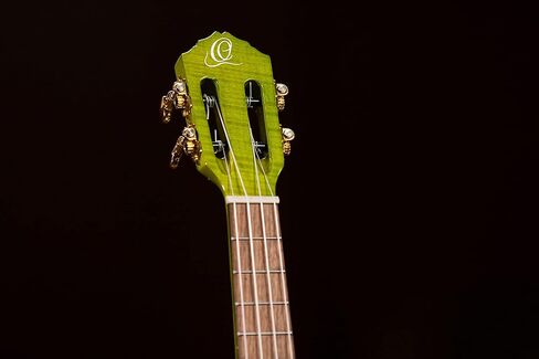 Ortega Guitars, 4-String Prism Series Slotted Headstock Tenor Ukulele w/Bag, Right, ivy fade, One Size (RUPR in Kuwait