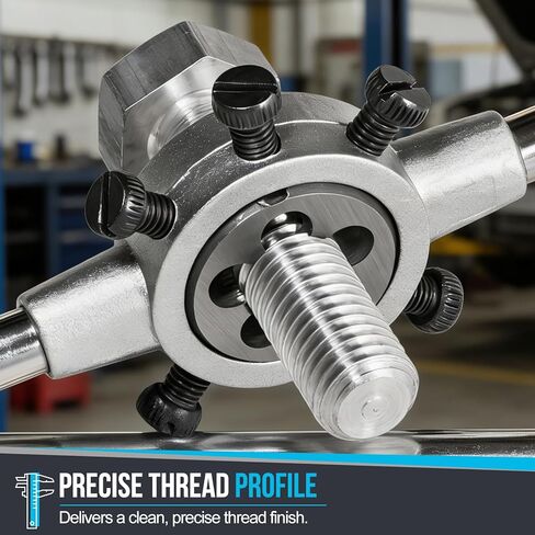 PATIKIL 3/4"-16 UNF Round Threading Die, Right Hand High-Speed Steel Machine Thread Threading Die, Non-Adjustable Thread Repair Tool for Stainless Steel, Alloy Metal - 1 Pack in Saudi Arabia