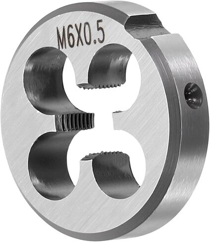 قالب خيط مستدير من PATIKIL M16 x 1.5 مم، خيط آلة من سبائك الصلب متري باليد اليمنى، أداة قطع برغي إصلاح غير قابلة للتعديل للفولاذ الطري والنحاس والألومنيوم in Saudi Arabia