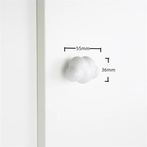 خزانة غرفة على شكل نجوم وسحاب وأقمار وأثاث من السيراميك وخزائن ملابس كرتونية تسحب باب الدرج قطعة واحدة (أبيض سحابي) in Kuwait