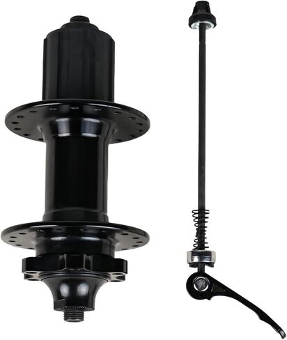 DH901YR 8/9/10-Speed Bicycle Rear Wheel Hub,6-Bolt Disc Brake,2 Sealed Bearings,M10*135mm OLD,14G*36H,HG Cassette Freehub,Quick-Release,Lightweight Aluminum,Black for MTB/Commuter/Touring Bikes in Kuwait