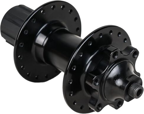 DH901YR 8/9/10-Speed Bicycle Rear Wheel Hub,6-Bolt Disc Brake,2 Sealed Bearings,M10*135mm OLD,14G*36H,HG Cassette Freehub,Quick-Release,Lightweight Aluminum,Black for MTB/Commuter/Touring Bikes in Kuwait