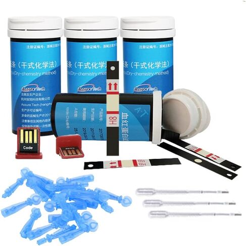 100pcs Hemoglobin Test Strips for AS-XH-01 Hemoglobin Analyzer in Saudi Arabia