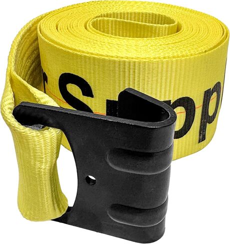 4" x 30 FT Winch Strap 10 Pack, 5400 lb WLL 16200 lb Break Strength Tie Down Strap Set, Heavy Duty Trailer Straps for Flatbed Loads and Straps for Trucks in Kuwait