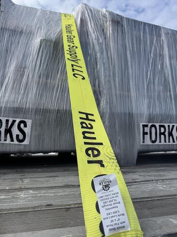 4" x 30 FT Winch Strap 10 Pack, 5400 lb WLL 16200 lb Break Strength Tie Down Strap Set, Heavy Duty Trailer Straps for Flatbed Loads and Straps for Trucks in Kuwait