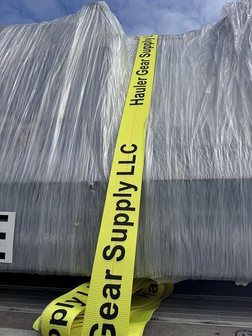 4" x 30 FT Winch Strap 10 Pack, 5400 lb WLL 16200 lb Break Strength Tie Down Strap Set, Heavy Duty Trailer Straps for Flatbed Loads and Straps for Trucks in Kuwait