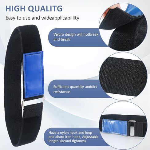 Ladder Rack Tie Down Straps Reusable Straps Adjustable with Nylon Hook and Loop for Ladder RV Truck or Boat 33''x 2’' Pack 8 in Kuwait