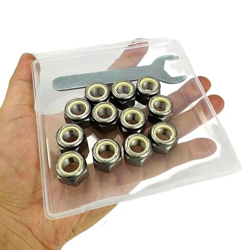 12pcs ZQToday 1/2-20 Lock Nuts Stainless,1/2-20 Nylon Insert Locknuts with Wrench,304 Stainless Steel Standard Inch Thread in Saudi Arabia