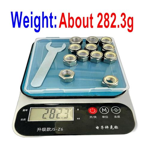 12pcs ZQToday 1/2-20 Lock Nuts Stainless,1/2-20 Nylon Insert Locknuts with Wrench,304 Stainless Steel Standard Inch Thread in Saudi Arabia