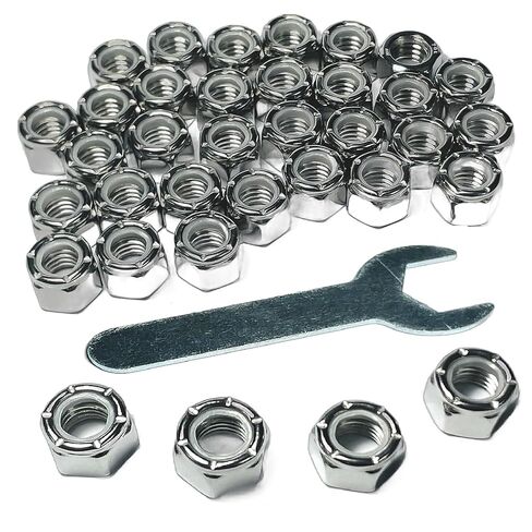 12pcs ZQToday 1/2-20 Lock Nuts Stainless,1/2-20 Nylon Insert Locknuts with Wrench,304 Stainless Steel Standard Inch Thread in Saudi Arabia