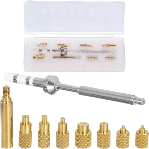 Soldering Iron Heat Set, 3D Printing Supplies, M2 M2.5 M3 M5 M6 M7 M8, Soldering Adapter and Tips Set, Compatible with Ts100 Ts101 Pine64 936 Soldering Pen, Soldering Iron Tips Screw-in Set in Saudi Arabia