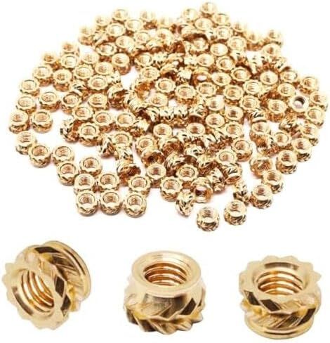 M3 مجموعة الحرارة إدراج، M3x3x5mm إدراجات مترابطة متري M3x3x5mm (150 قطعة) 150 قطعة in Saudi Arabia