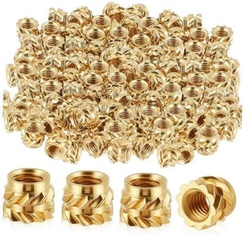 Pcs M3 Threaded Inserts Heat Set Inserts Brass 3D Printing M3 x D5 x L4 300 in Saudi Arabia