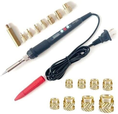 (370PCS) Digital Soldering Iron and Heat Set Insert Tool Kit, 60W, 370 Pieces in Saudi Arabia