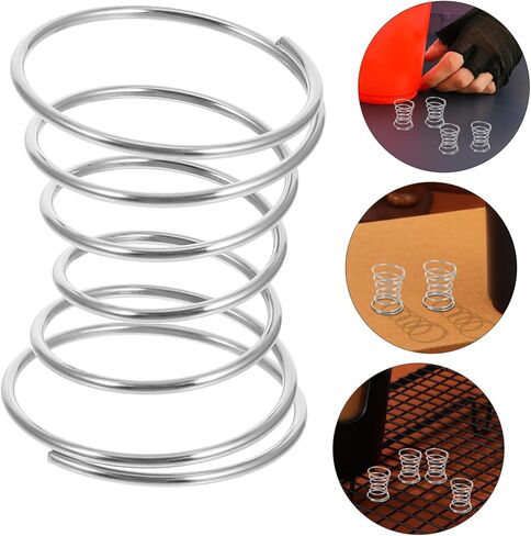 Sosoport 10PCS Stainless Steel Shaker Bottle Balls for Protein Shakes Portable Spring Whisk Mixers Compatible with Sports Cups and Shaker Bottles Food Safe for Home Office Outdoor Use in Saudi Arabia