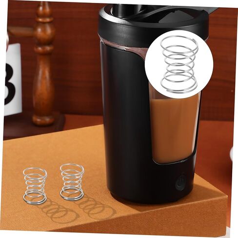 Sosoport 10PCS Stainless Steel Shaker Bottle Balls for Protein Shakes Portable Spring Whisk Mixers Compatible with Sports Cups and Shaker Bottles Food Safe for Home Office Outdoor Use in Saudi Arabia