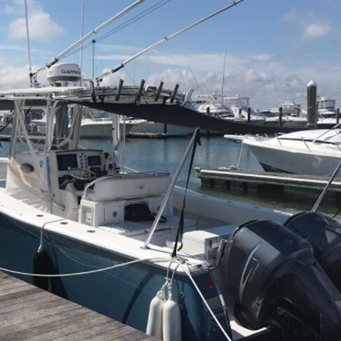 Boat T-Top Sun Shade Kit Boat Canopy, Boat Cover with Stainless Steel Telescopic Rod Foldable, UV-Proof 1200D High-Tech Polyester Fiber, Anti-Ultraviolet Dark Blue（47"×59"×47" in Kuwait