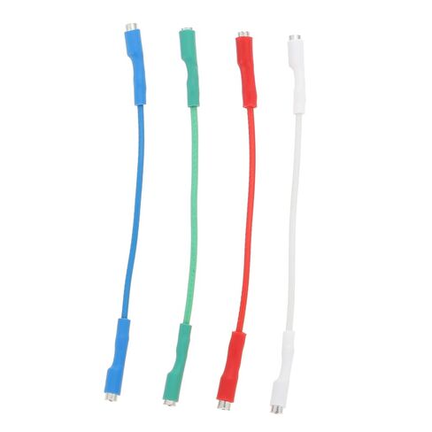 NUOBESTY 4pcs Phono Wires for Turntable and Phonograph Insulated Design Flexible Coded Headshell Wires for Record Player Accessories in Saudi Arabia