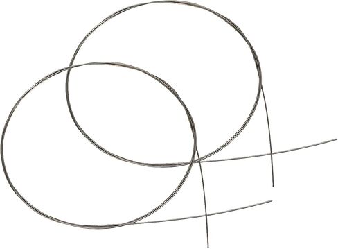 Bstinay 2x Piano Accessories Steel Wire 1m Piano Strings 13# Silver Replacement Strings in Saudi Arabia