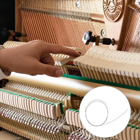 2pcs 13# Model Silver 39.37Inch Piano Music Steel Wire Strings Musical Instrument Accessories in Saudi Arabia