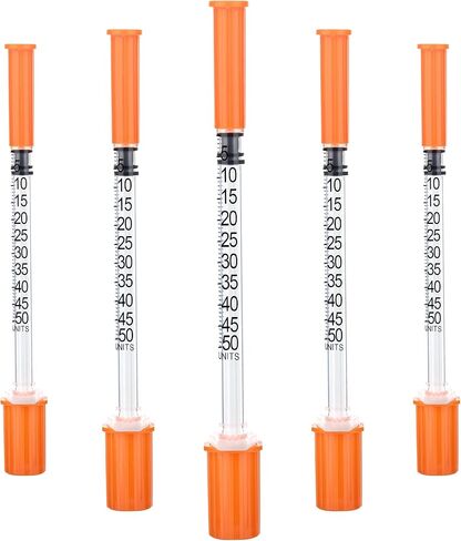 1/2mL Lab Supplies, U-100-30Ga 1/2-Inch Liquid Dispensing Tools with Cap, Individually Sealed, 100 Pack in Kuwait