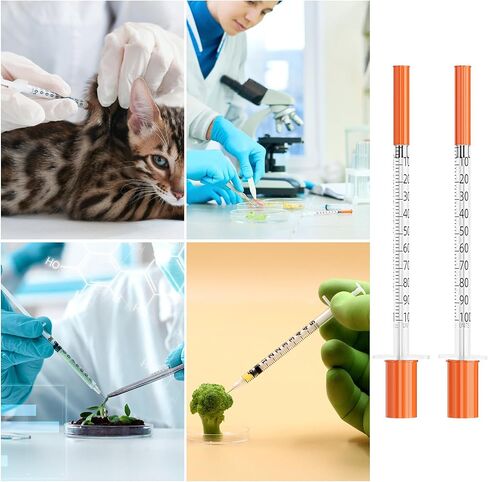 1ml/cc 31G 1/4" 6mm Syringe, Disposable Individual Package, Pack of 100 in Saudi Arabia