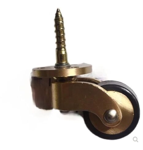 Wheels Brass Heavy Duty Furniture Caster Wheels with M6 Threaded Stem for Sofa Chair Cabinet with Screws 2/4/8pcs(8PCS) in Saudi Arabia