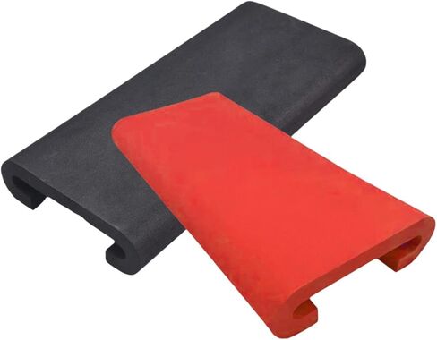 2 Pieces Eva Dragon Boat Seat Paddel Protector Not -Schlupfkajak -Sitzmatt for Canoeing, Black red in Kuwait