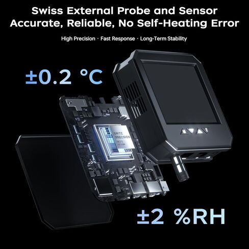 مراقب درجة حرارة غرفة خادم إيثرنت، مستشعر رطوبة درجة حرارة حامل خادم PoE مع واجهة ويب، دعم SNMP Modbus MQTT، طاقة مزدوجة، IP55، تسجيل البيانات، إنذار وإخراج التتابع in Kuwait