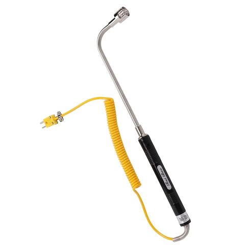 K Type Thermocouple Temperature Probe with Insulated Handle, Heat Steel Sensor for Gas and Liquid Temperature Detection (Curved Shank thermocouple) in Saudi Arabia