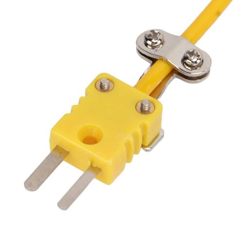 K Type Thermocouple Temperature Probe with Insulated Handle, Heat Steel Sensor for Gas and Liquid Temperature Detection (Curved Shank thermocouple) in Saudi Arabia