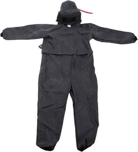 Professional Sandblasting Suit with Safety Helmet Durable Rubber Cloth Erosion Proof Protective Workwear for Spray Painting Cutting Sand Cleaning Hazardous Environments in Saudi Arabia