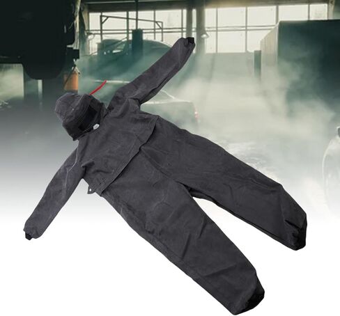 Professional Sandblasting Suit with Safety Helmet Durable Rubber Cloth Erosion Proof Protective Workwear for Spray Painting Cutting Sand Cleaning Hazardous Environments in Saudi Arabia