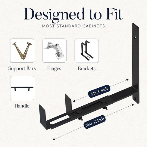 Tilt-Out Trash Can Cabinet or Tilt-Out Laundry Hamper Cabinet Conversion Kit – Hidden Storage for Kitchen Garbage Up to 50 Pound Bin, Easy DIY Install, Universal Width Fit in Saudi Arabia