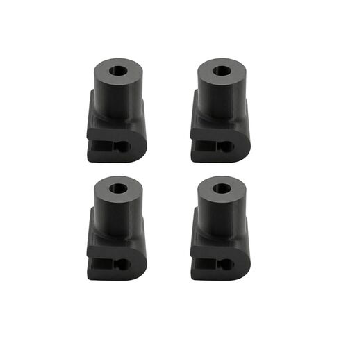 SplashNColor Trash Can Lock Replacement - Snap Handle Connector Compatible with RevAShelf Waste Bin Repair - Durable ABS Construction - Easy-to-Install Spare Parts for Garbage Can Latch Repair 4 Pack in Saudi Arabia