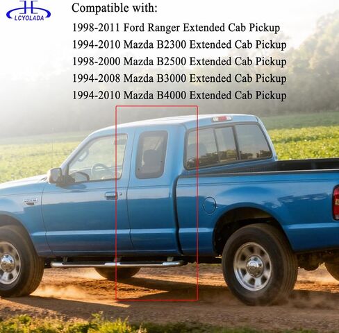 Pair of All Metal Exterior Door Handle for Ford Ranger 1998-2011, Mazda B2300 B3000 B4000 2001-2010,Front Driver & Right Side 2L5Z1022404BAA in Kuwait