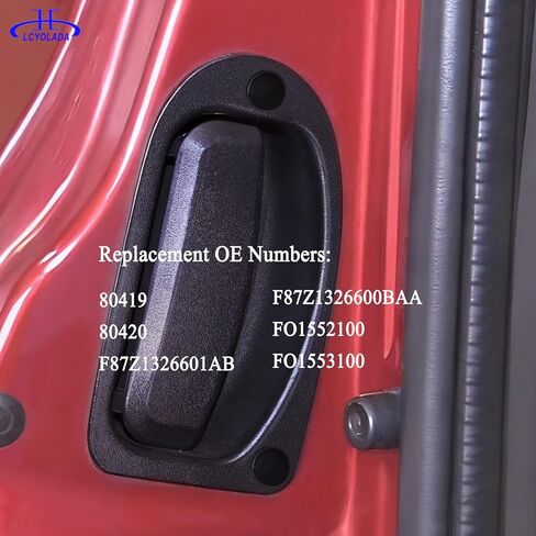 Pair of All Metal Exterior Door Handle for Ford Ranger 1998-2011, Mazda B2300 B3000 B4000 2001-2010,Front Driver & Right Side 2L5Z1022404BAA in Kuwait