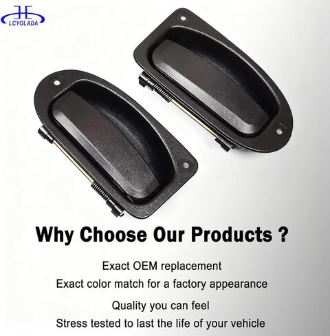 Pair of All Metal Exterior Door Handle for Ford Ranger 1998-2011, Mazda B2300 B3000 B4000 2001-2010,Front Driver & Right Side 2L5Z1022404BAA in Kuwait