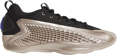 Adidas Anthony Edwards1 Low - Men's (JQ6133 ، Core Black/Lucid Blue/Champagne Metallic) in Saudi Arabia