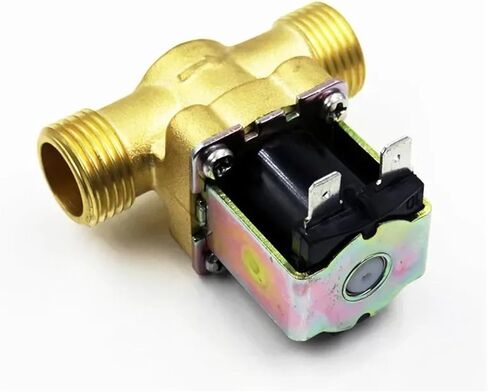 Electric Solenoid Valve, Brass, 1/2 Inch, Normally Closed, DC 12V, Water Control with Manual Override (3/4" DC 12V) in Saudi Arabia